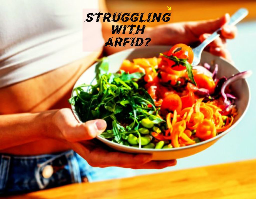 An image showcasing various plant-based foods, such as leafy greens, seeds, and legumes, highlighting their role in supporting nutrition for individuals with ARFID.